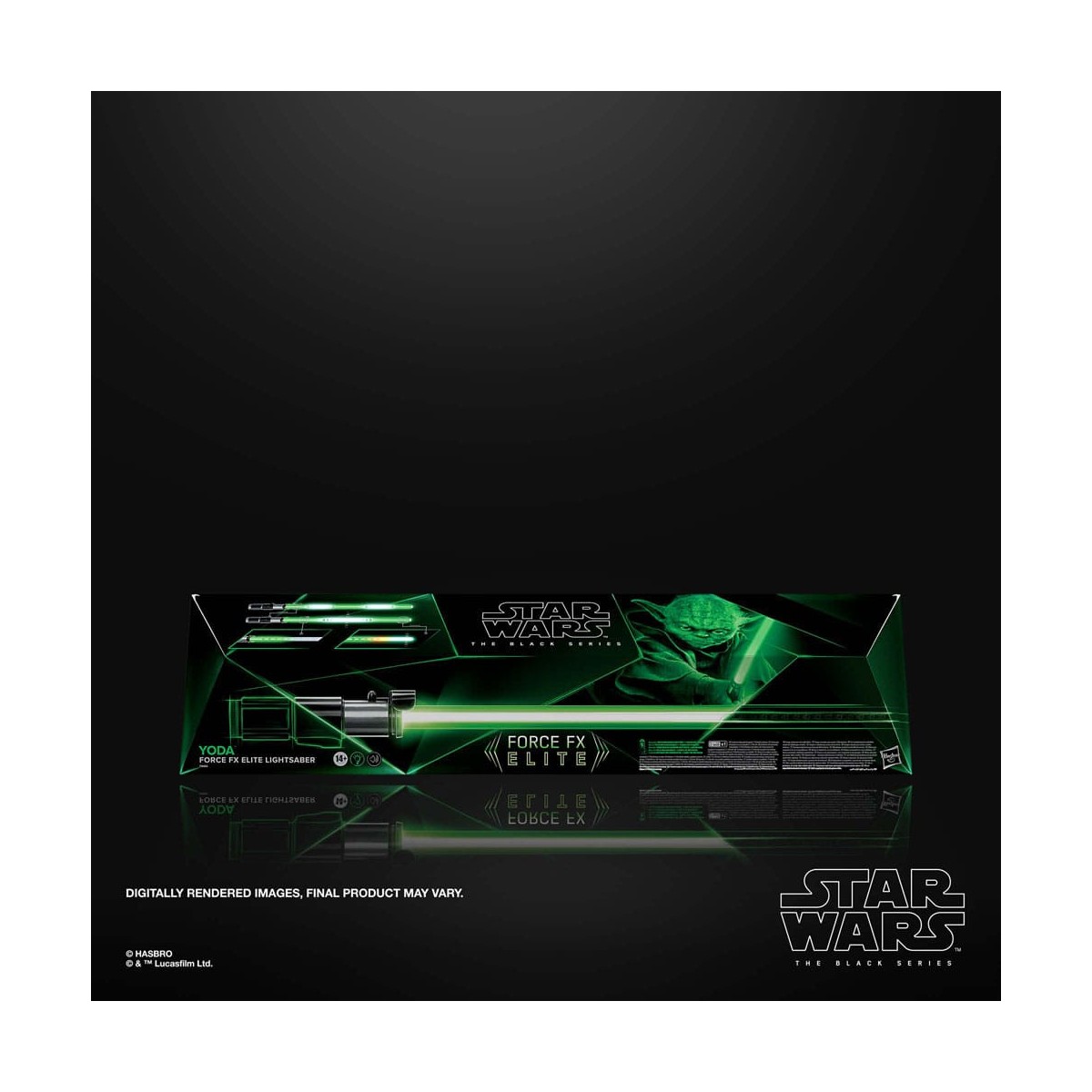 Hasbro - Yoda Force Fx Lightsaber - Black Serie Replica Elite