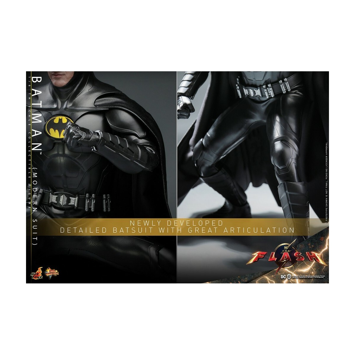 Hot Toys - DC Comics - Batman Modern Suit (Keaton) The Flash - Movie Masterpiece 1/6