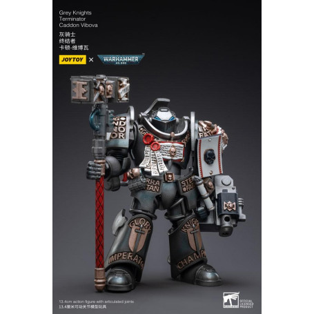 JoyToy Space marines - Terminators Grey Knights - Caddon Vibova 1/18 - Warhammer 40K