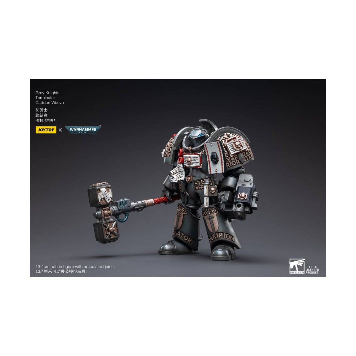 JoyToy Space marines - Terminators Grey Knights - Caddon Vibova 1/18 - Warhammer 40K