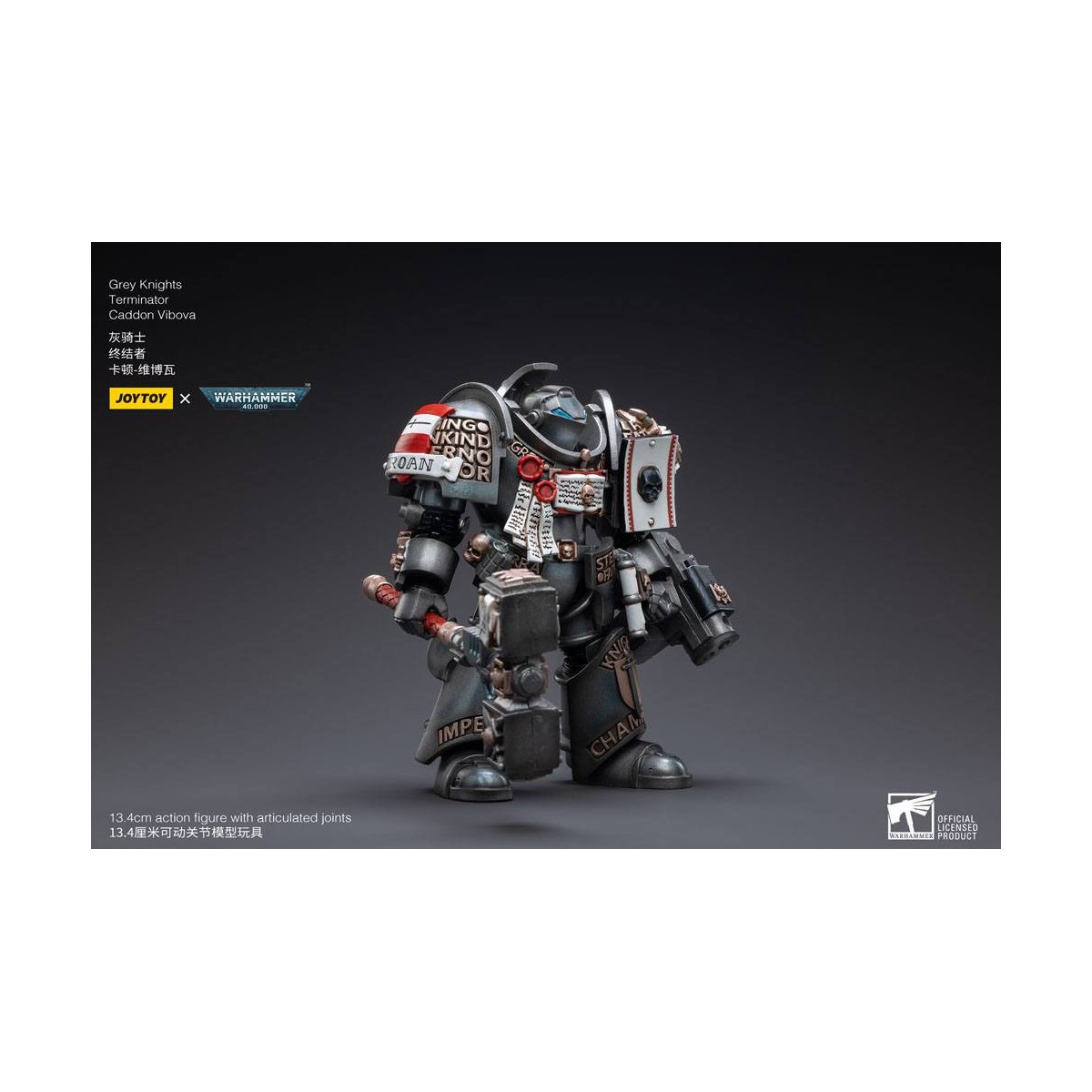 JoyToy Space marines - Terminators Grey Knights - Caddon Vibova 1/18 - Warhammer 40K