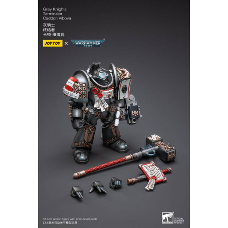 JoyToy Space marines - Terminators Grey Knights - Caddon Vibova 1/18 - Warhammer 40K