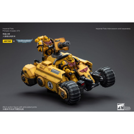 JoyToy Space Marines - Imperial Fists Primaris Invader ATV 1/18 - Warhammer 40K