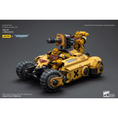 JoyToy Space Marines - Imperial Fists Primaris Invader ATV 1/18 - Warhammer 40K