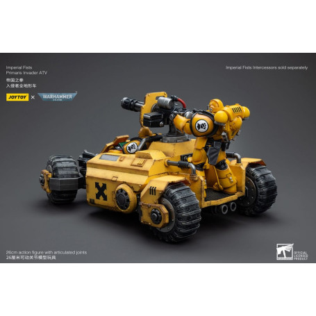 JoyToy Space Marines - Imperial Fists Primaris Invader ATV 1/18 - Warhammer 40K