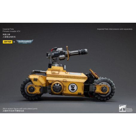JoyToy Space Marines - Imperial Fists Primaris Invader ATV 1/18 - Warhammer 40K