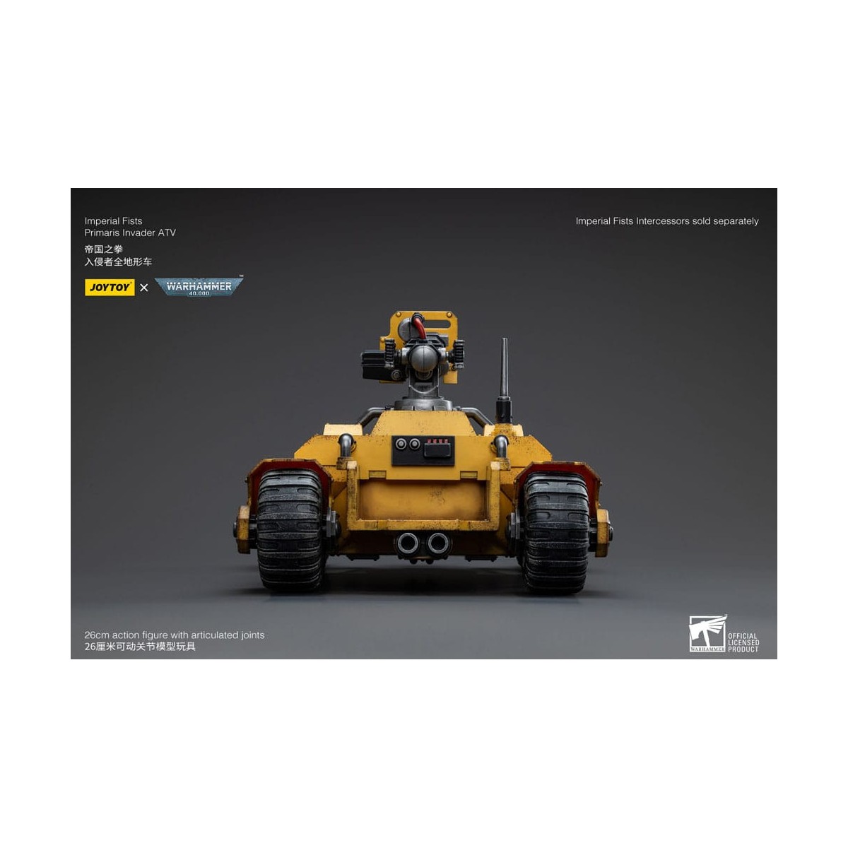 JoyToy Space Marines - Imperial Fists Primaris Invader ATV 1/18 - Warhammer 40K