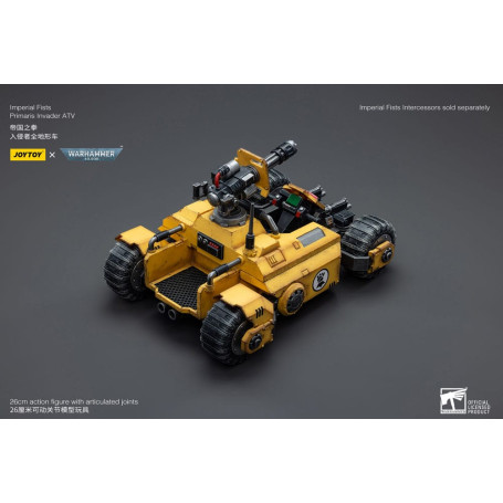 JoyToy Space Marines - Imperial Fists Primaris Invader ATV 1/18 - Warhammer 40K