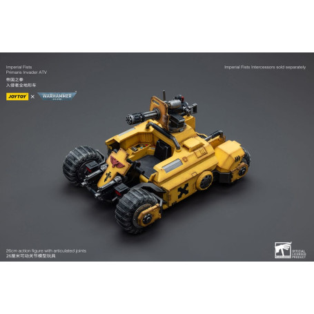 JoyToy Space Marines - Imperial Fists Primaris Invader ATV 1/18 - Warhammer 40K