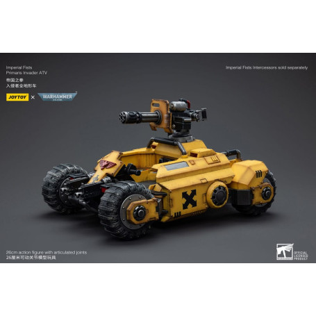 JoyToy Space Marines - Imperial Fists Primaris Invader ATV 1/18 - Warhammer 40K
