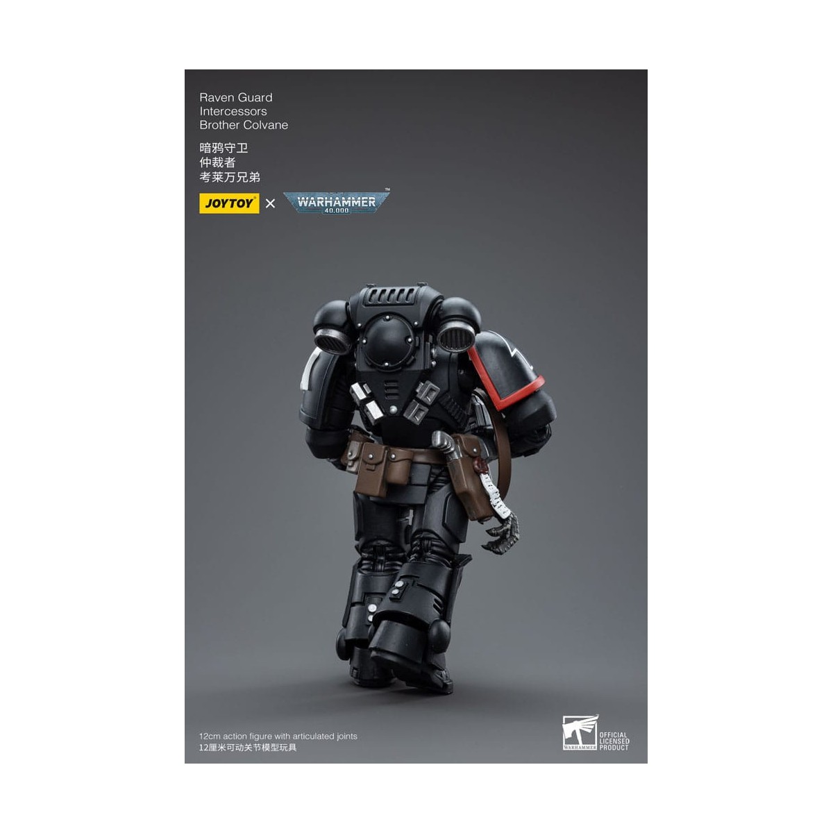 JoyToy Space Marines - Raven Guard - Intercessors Brother Colvane 1/18 - Warhammer 40K