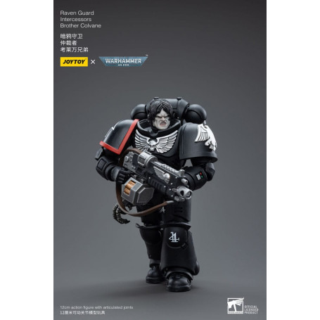JoyToy Space Marines - Raven Guard - Intercessors Brother Colvane 1/18 - Warhammer 40K