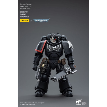 JoyToy Space Marines - Raven Guard - Intercessors Brother Nax 1/18 - Warhammer 40K