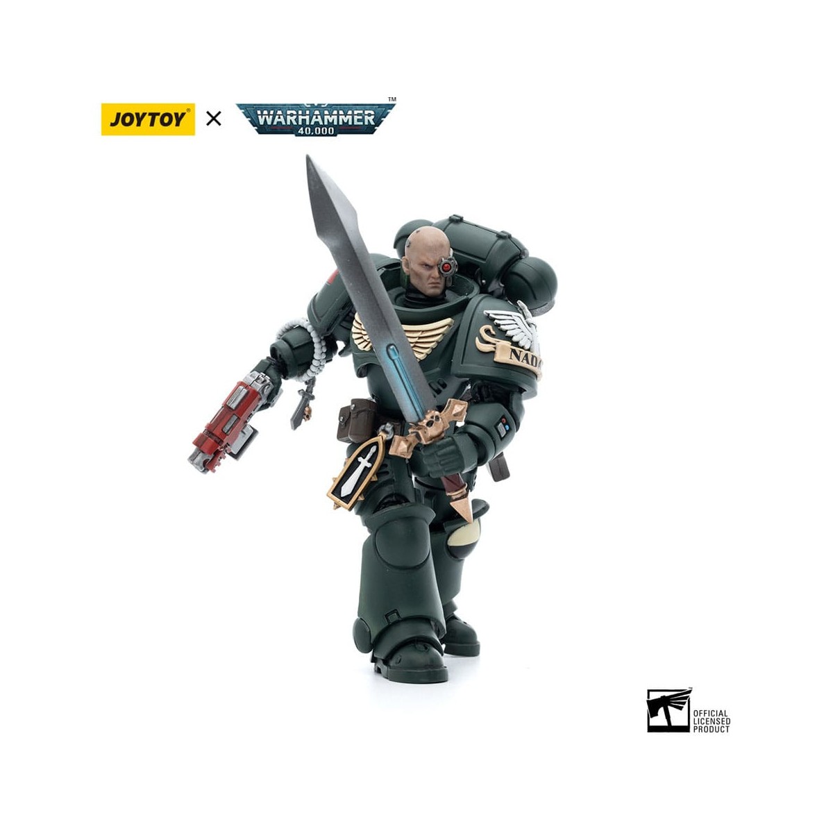 JoyToy Space Marines - Dark Angels - Intercessors Brother Nadael1/18 - Warhammer 40K