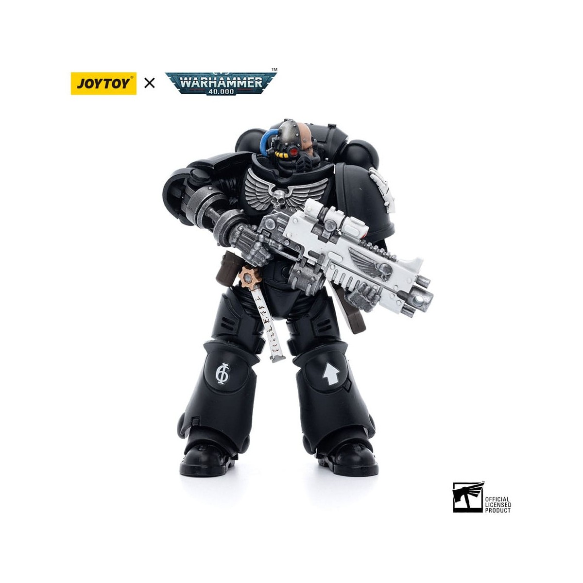 JoyToy Space Marines - Iron Hands - Intercessors Brother Gravak 1/18 - Warhammer 40K