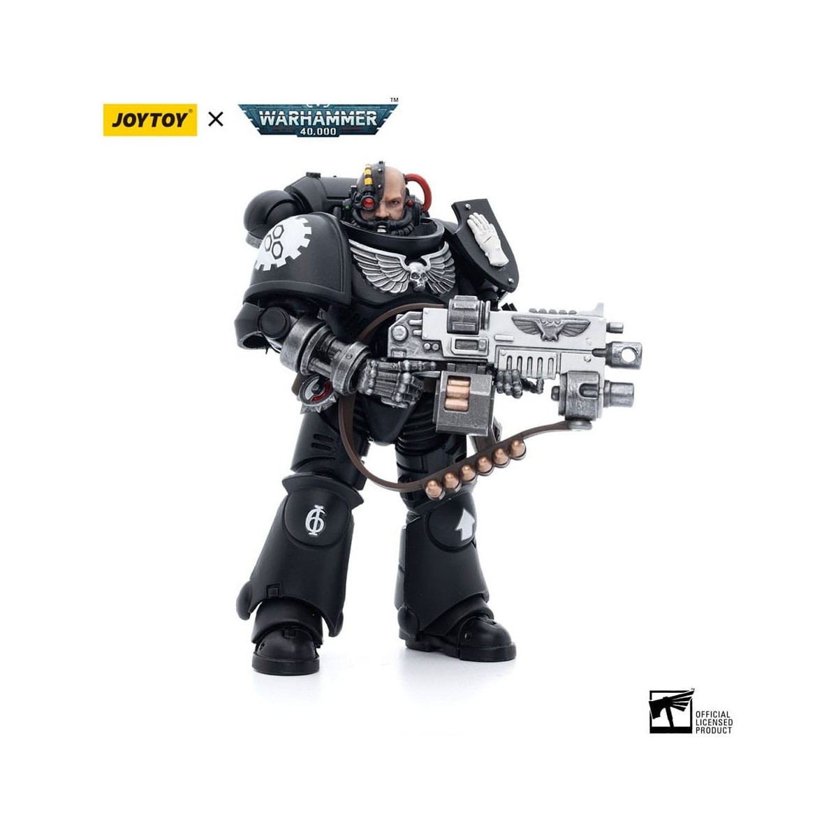 JoyToy Space Marines - Iron Hands - Intercessors Brother Ignar 1/18 - Warhammer 40K