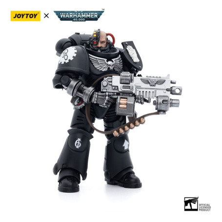 JoyToy Space Marines - Iron Hands - Intercessors Brother Ignar 1/18 - Warhammer 40K