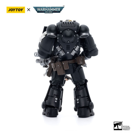 JoyToy Space Marines - Iron Hands - Intercessors Brother Ignar 1/18 - Warhammer 40K