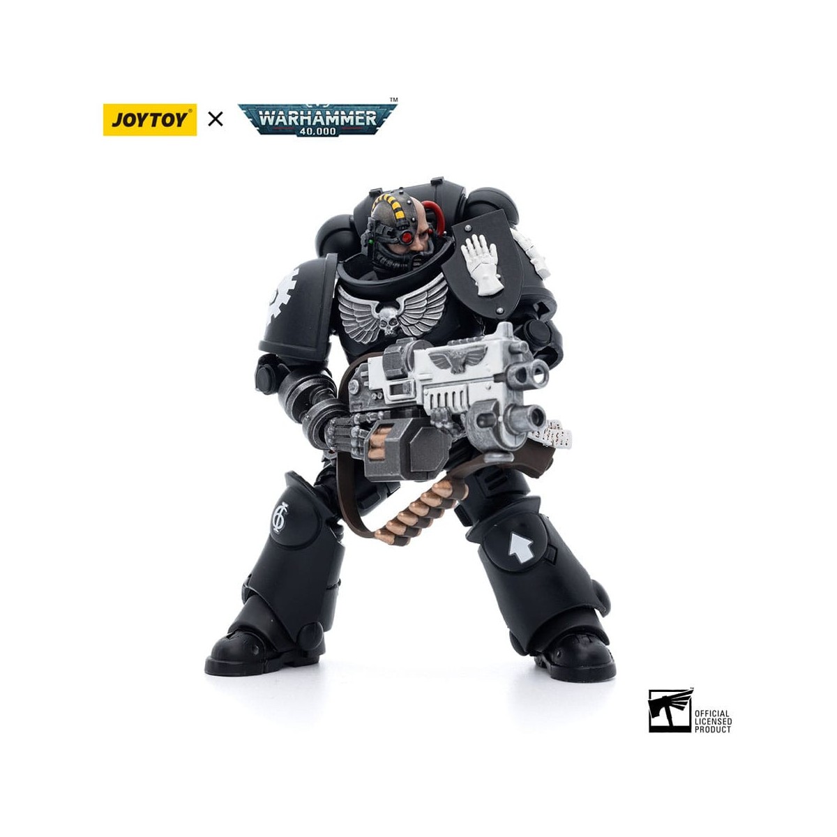 JoyToy Space Marines - Iron Hands - Intercessors Brother Ignar 1/18 - Warhammer 40K