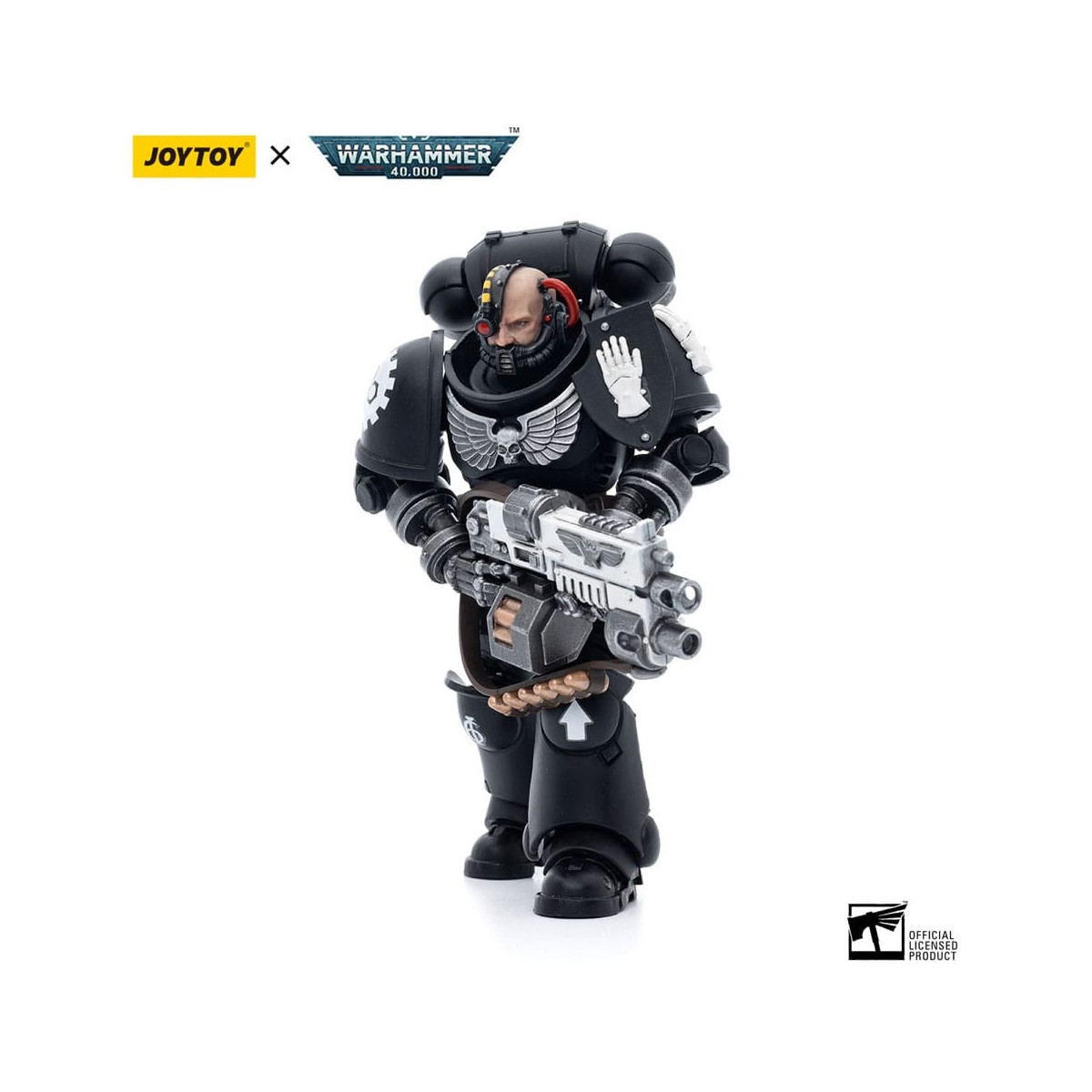 JoyToy Space Marines - Iron Hands - Intercessors Brother Ignar 1/18 - Warhammer 40K