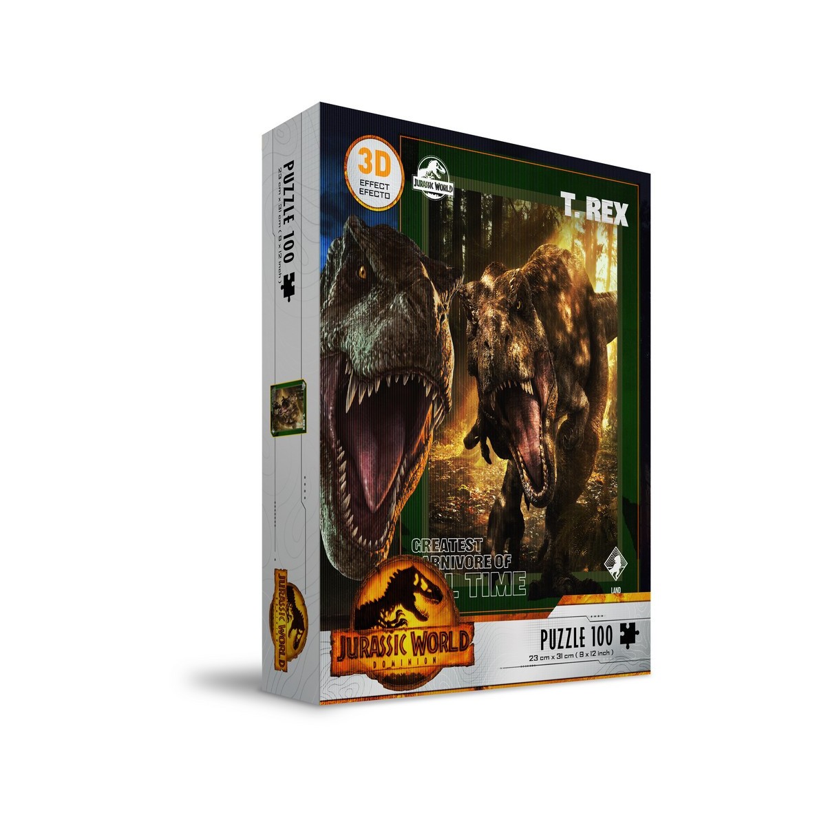 SD Toys - Puzzle Jurassic World 3D effect - T-Rex 100 pcs