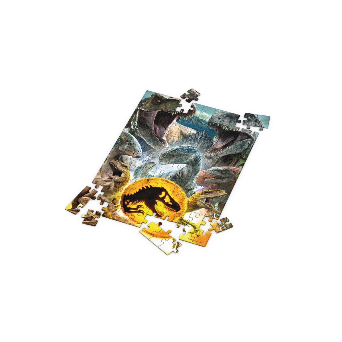 SD Toys - Puzzle Jurassic World 3D effect - Compo Carnivorous 100 pcs