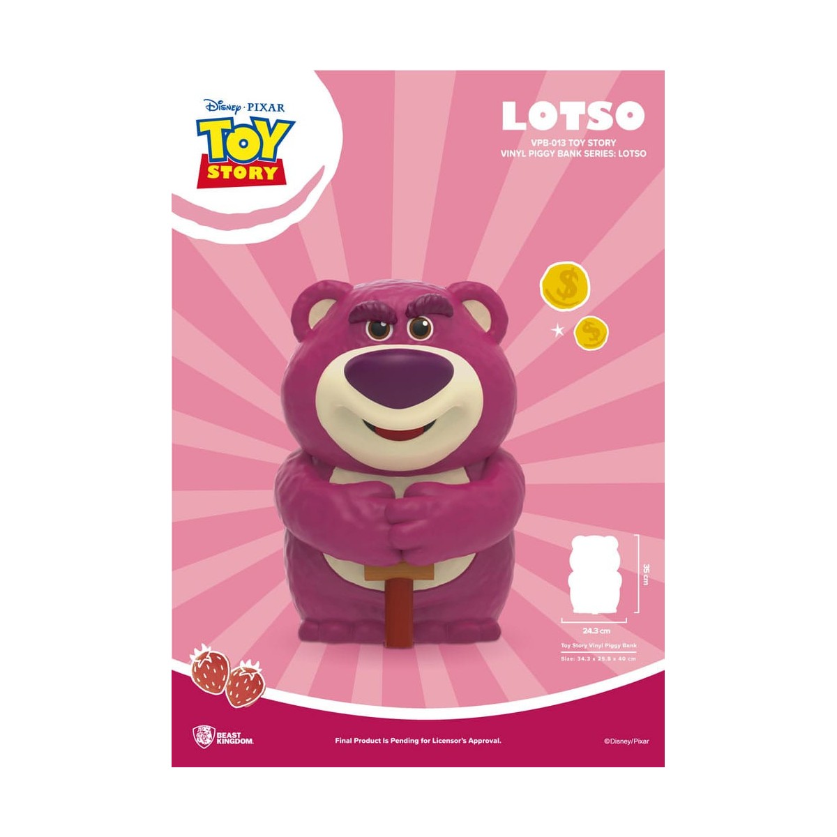Beast Kingdom Toy Story 3 giant money box - Lotso