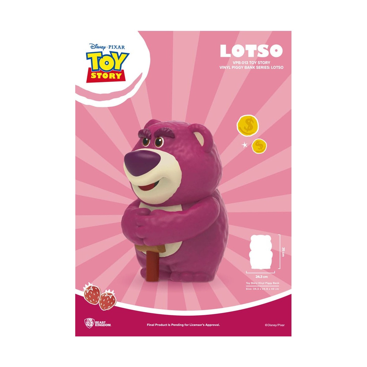 Beast Kingdom Toy Story 3 giant money box - Lotso