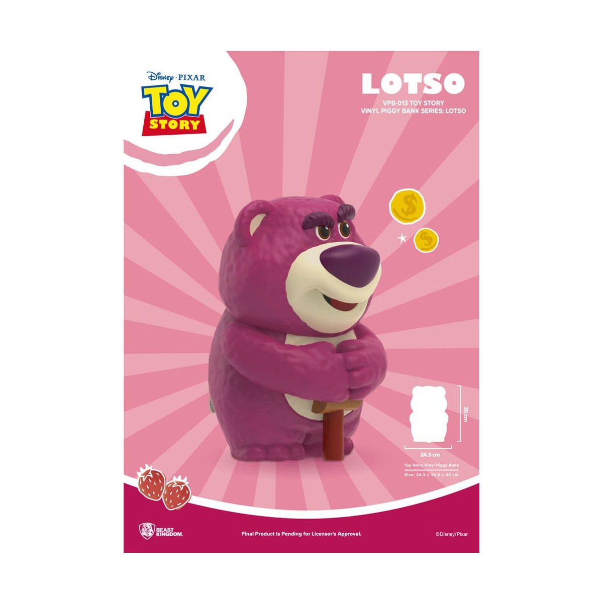Beast Kingdom Toy Story 3 giant money box - Lotso