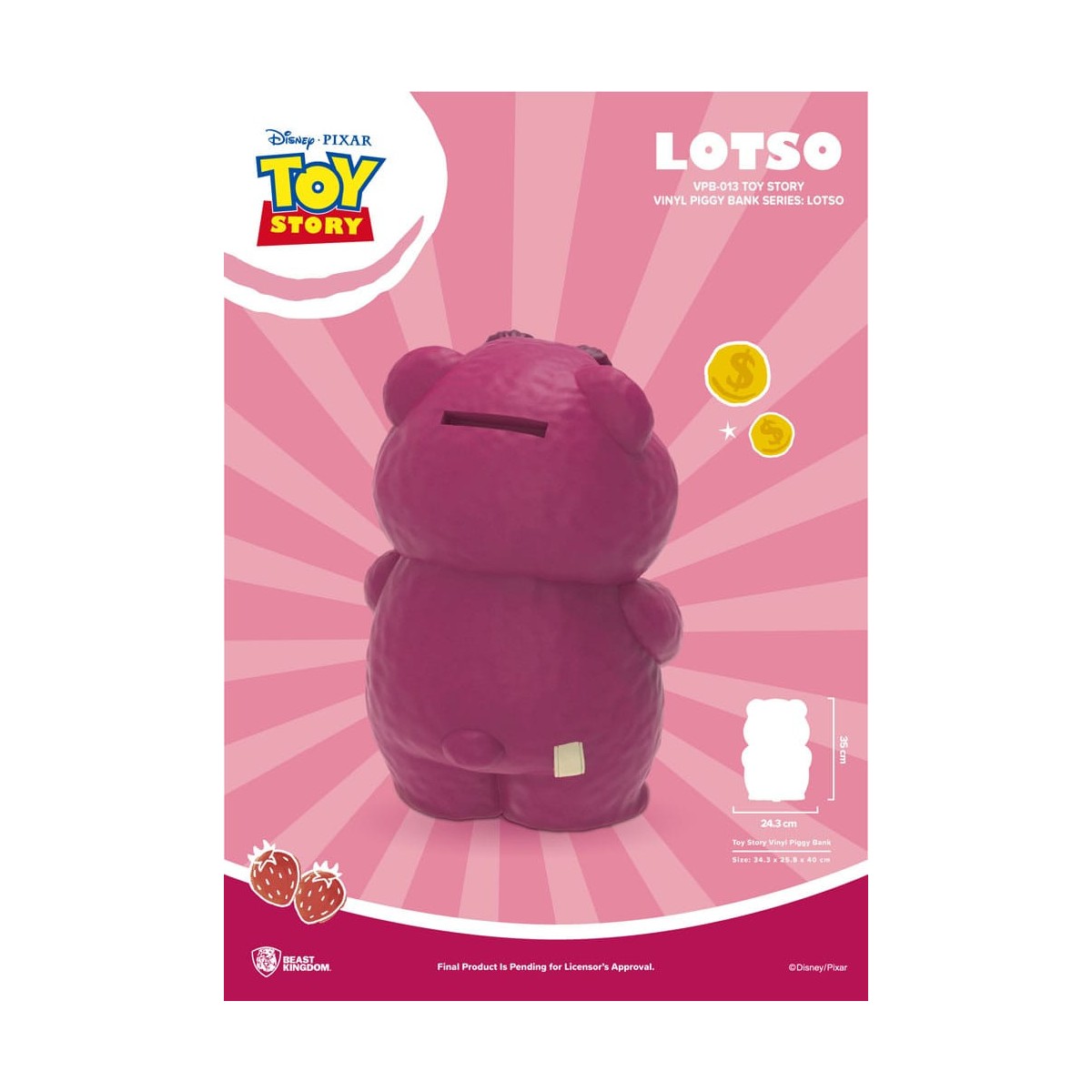 Beast Kingdom Toy Story 3 giant money box - Lotso