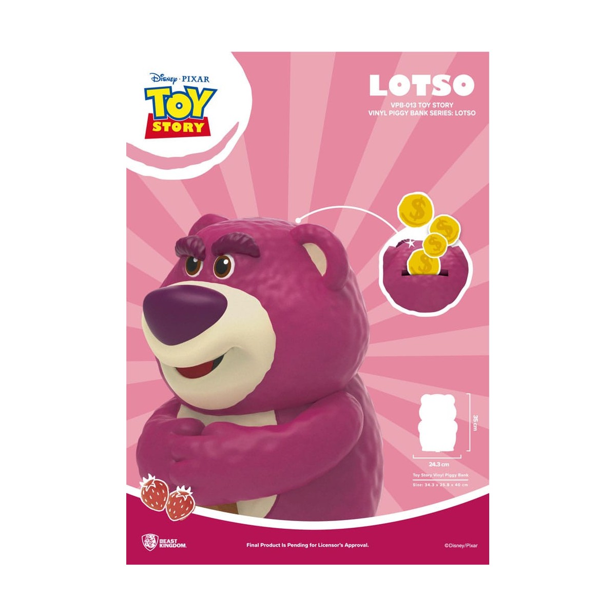 Beast Kingdom Toy Story 3 giant money box - Lotso