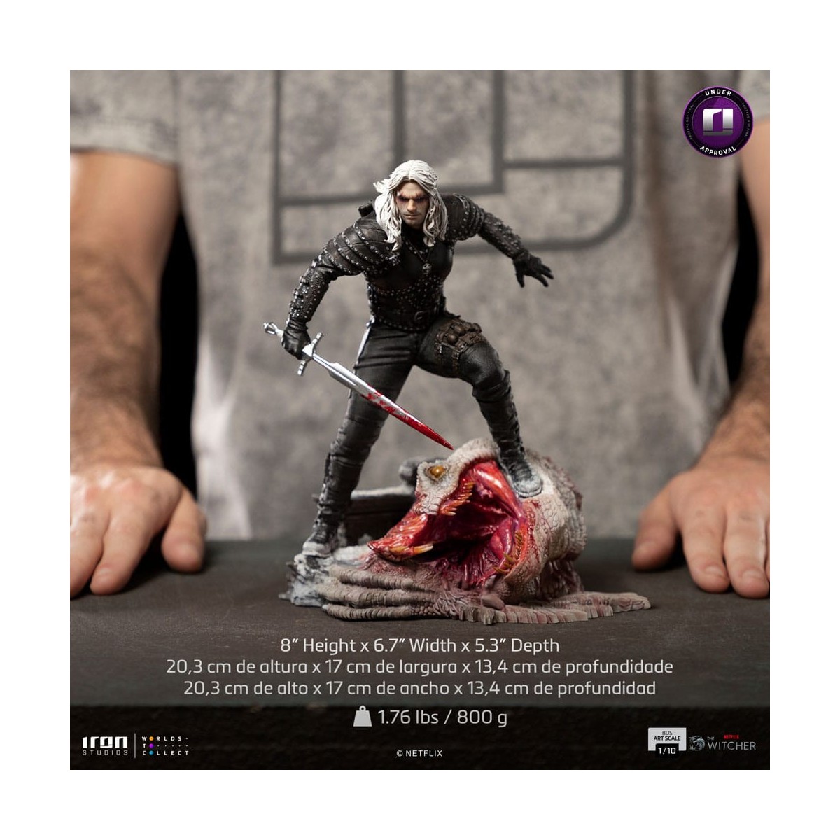 Iron Studios The Witcher - Geralt of Riva BDS Arts Scale 1/10