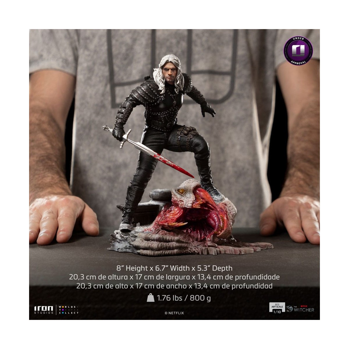 Iron Studios The Witcher - Geralt of Riva BDS Arts Scale 1/10