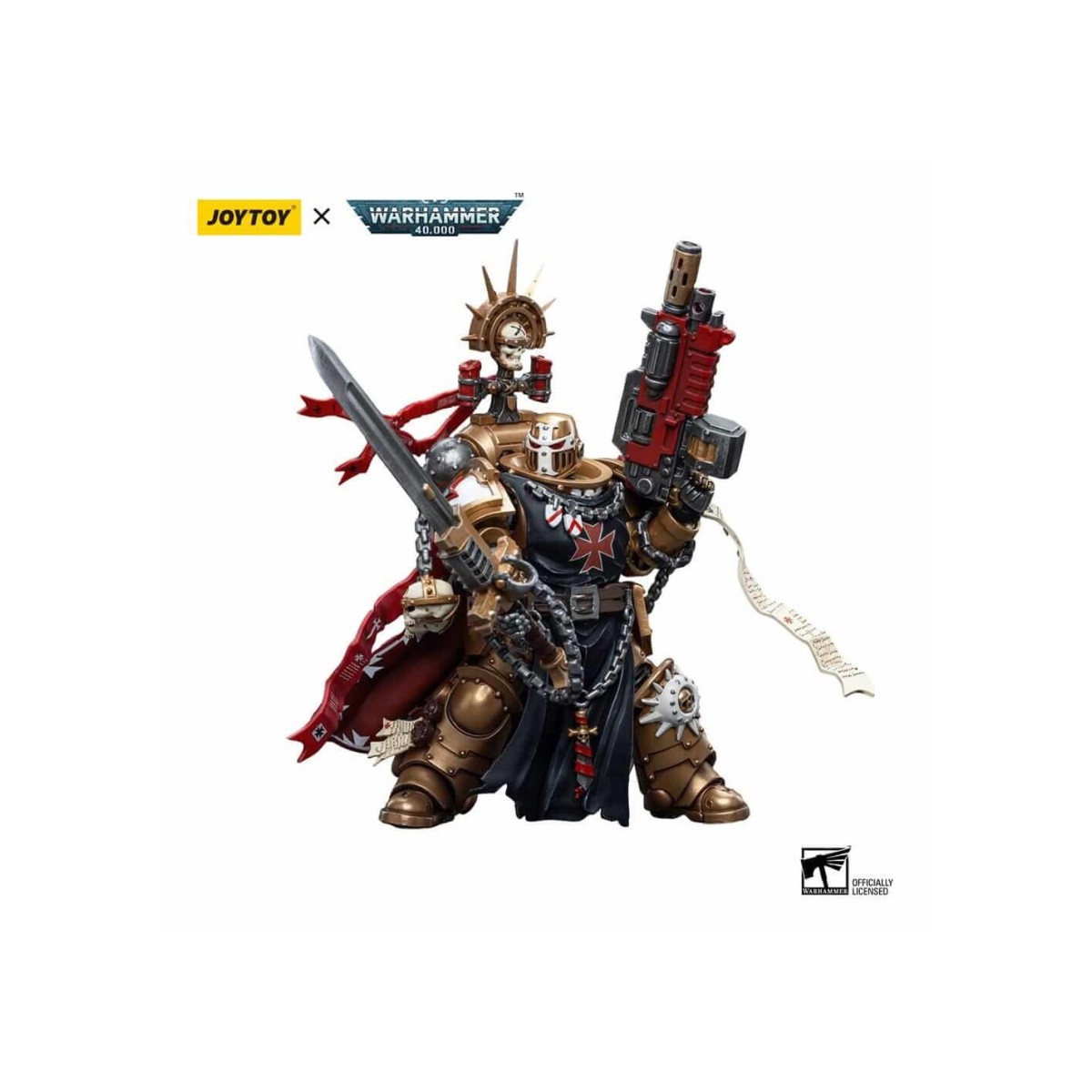 JoyToy Space Marines - Black Templar - High Marshal Helbrecht 1/18 - Warhammer 40K