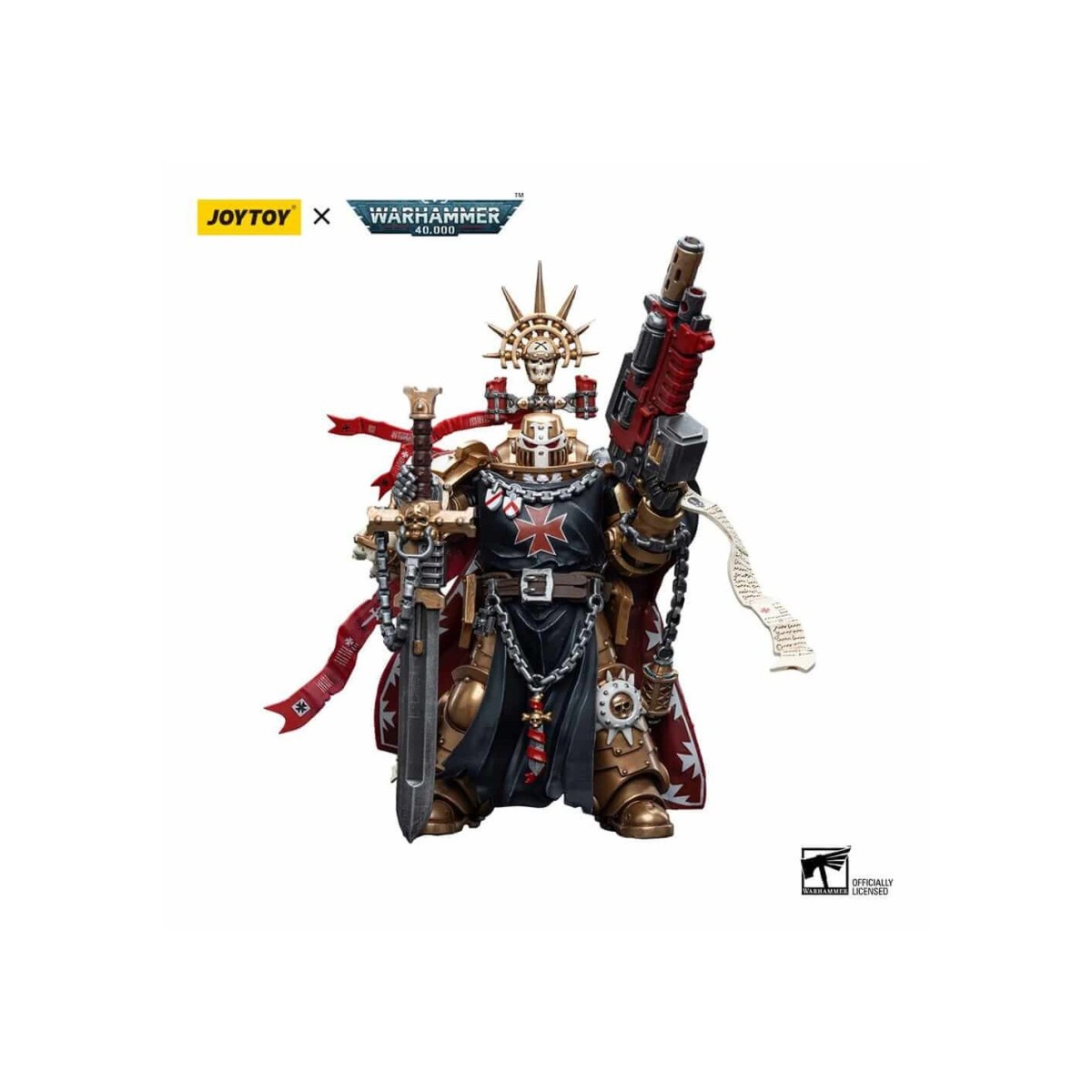 JoyToy Space Marines - Black Templar - High Marshal Helbrecht 1/18 - Warhammer 40K