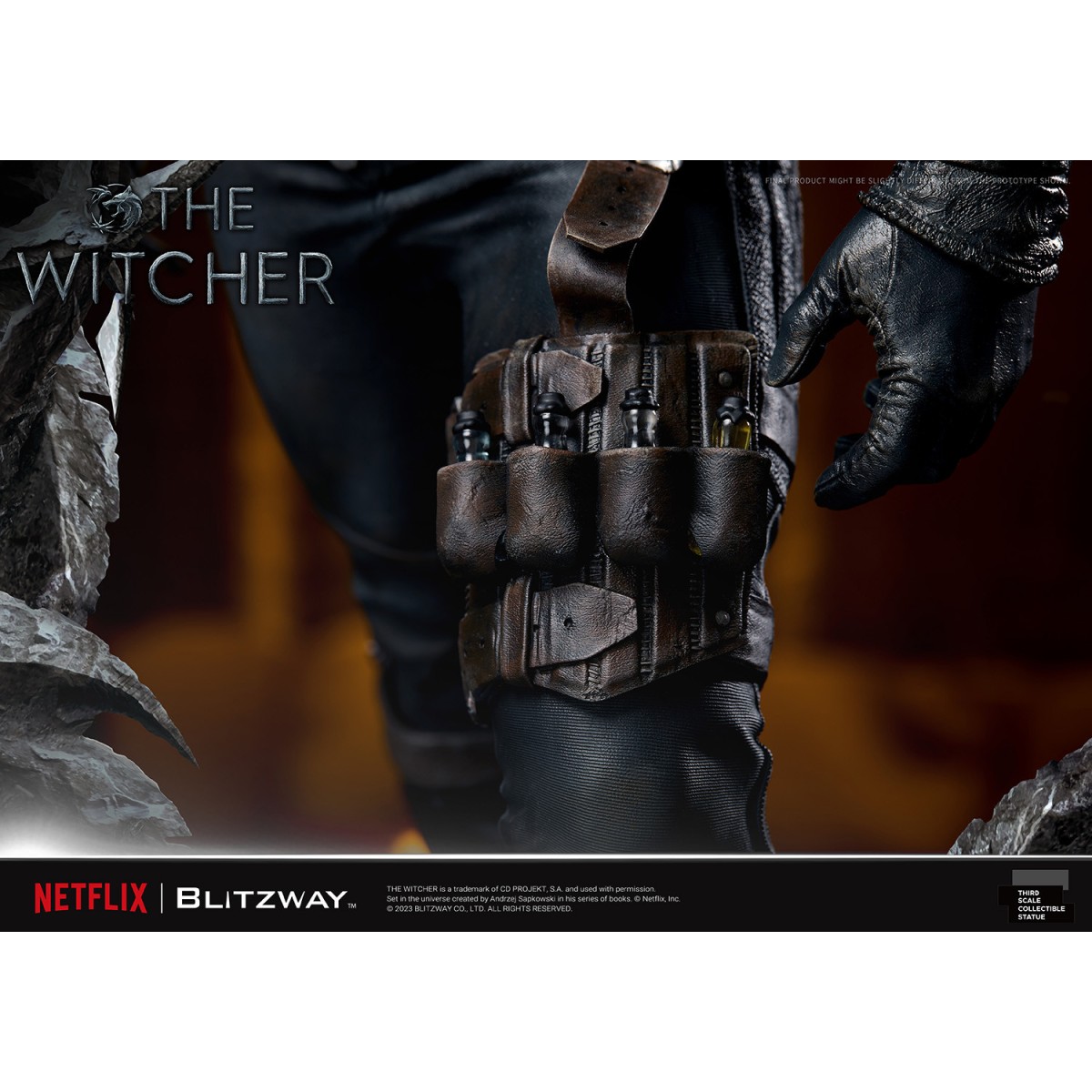 Blitzway - Geralt of Rivia 1/3 Statue Infinite Scale - The Witcher 