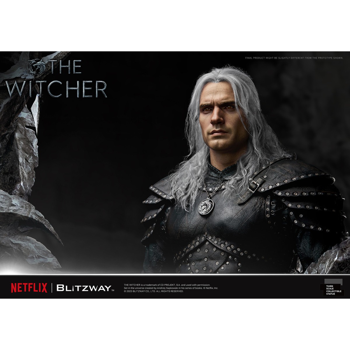 Blitzway - Geralt of Rivia 1/3 Statue Infinite Scale - The Witcher 