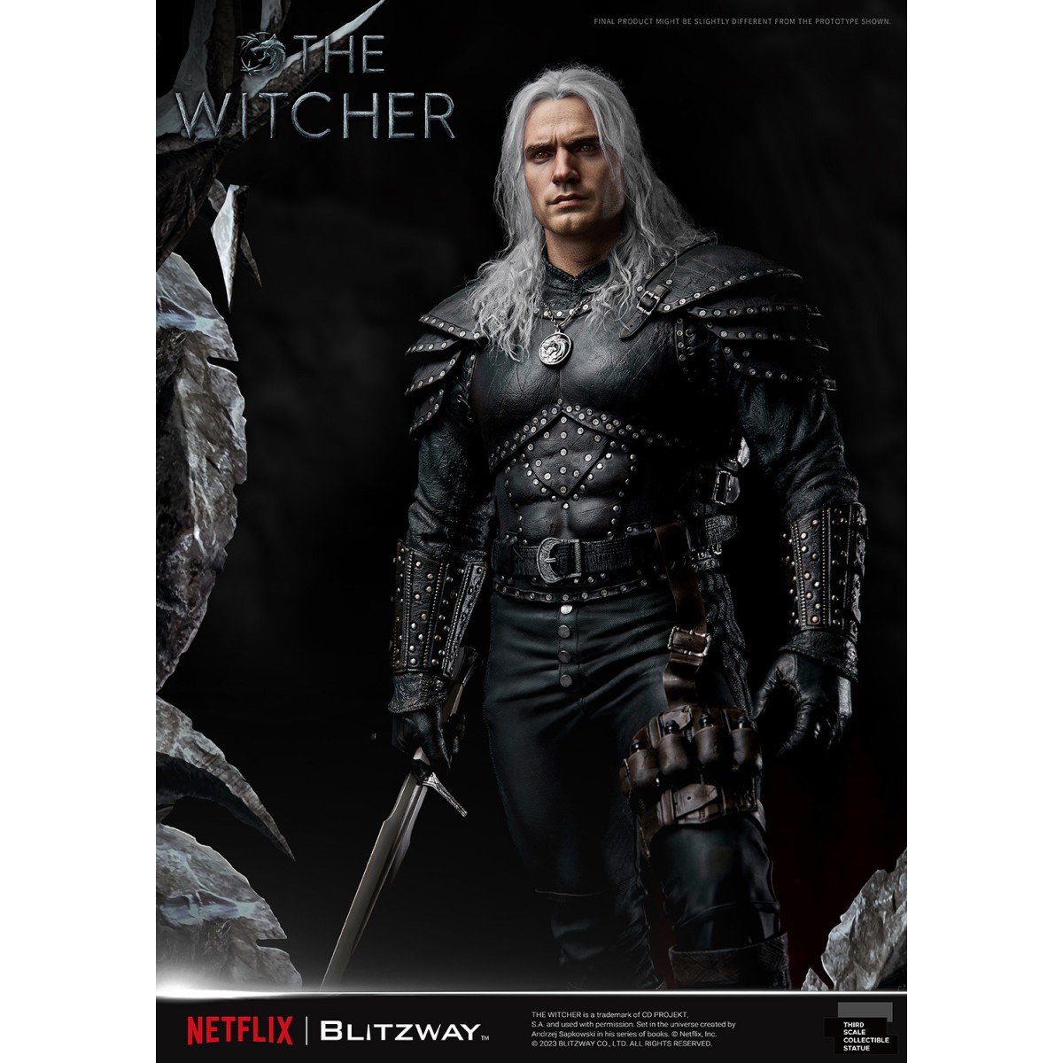 Blitzway - Geralt of Rivia 1/3 Statue Infinite Scale - The Witcher 