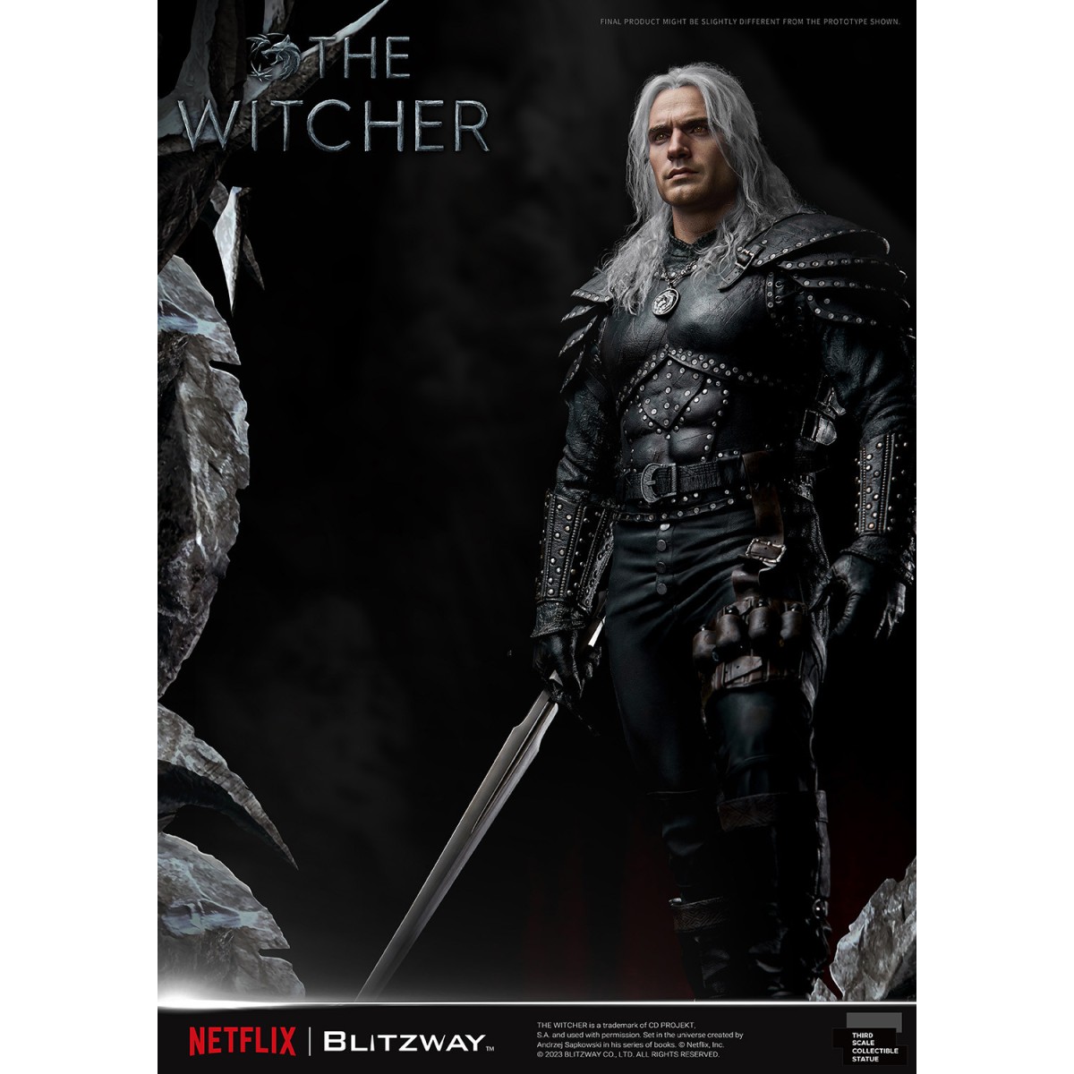 Blitzway - Geralt of Rivia 1/3 Statue Infinite Scale - The Witcher 