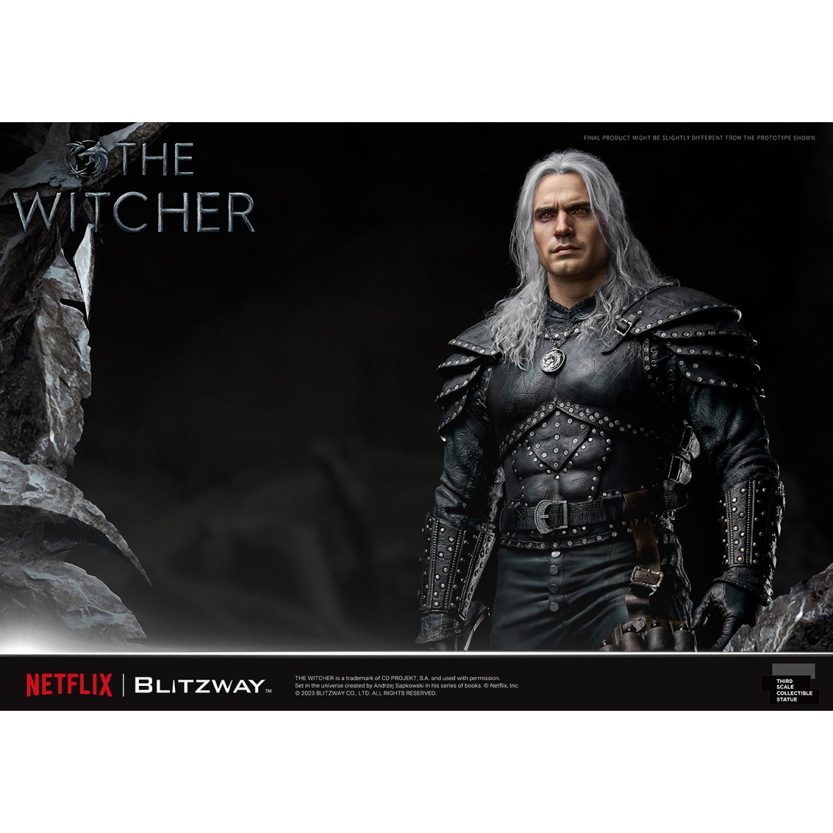 Blitzway - Geralt of Rivia 1/3 Statue Infinite Scale - The Witcher 