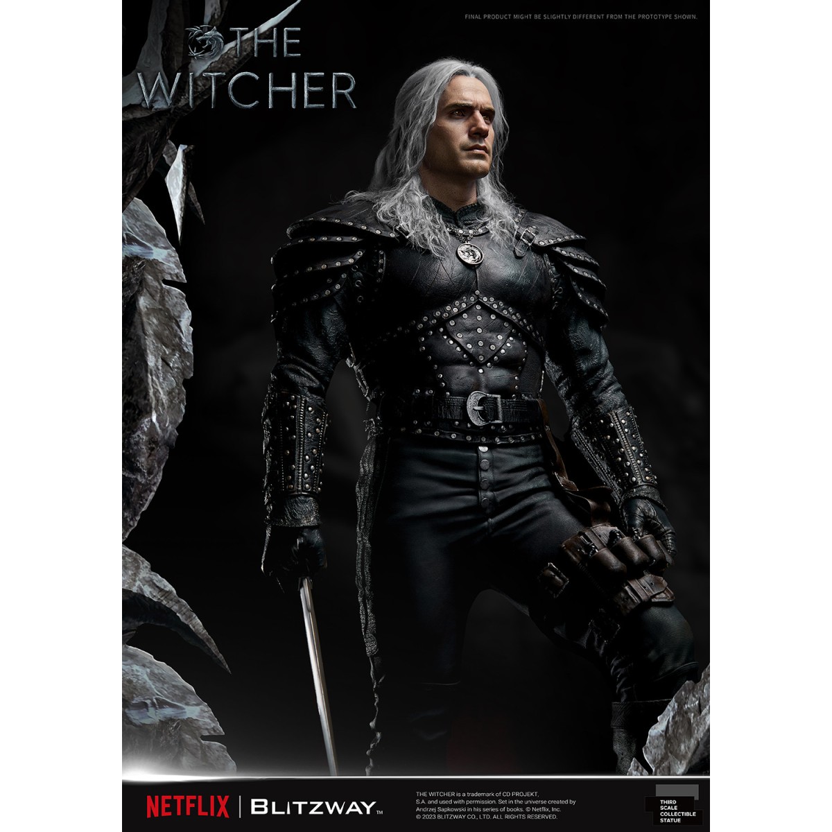 Blitzway - Geralt of Rivia 1/3 Statue Infinite Scale - The Witcher 