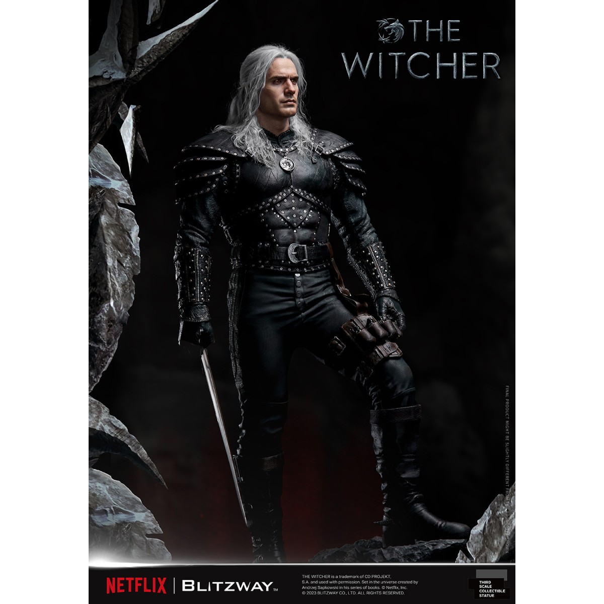 Blitzway - Geralt of Rivia 1/3 Statue Infinite Scale - The Witcher 