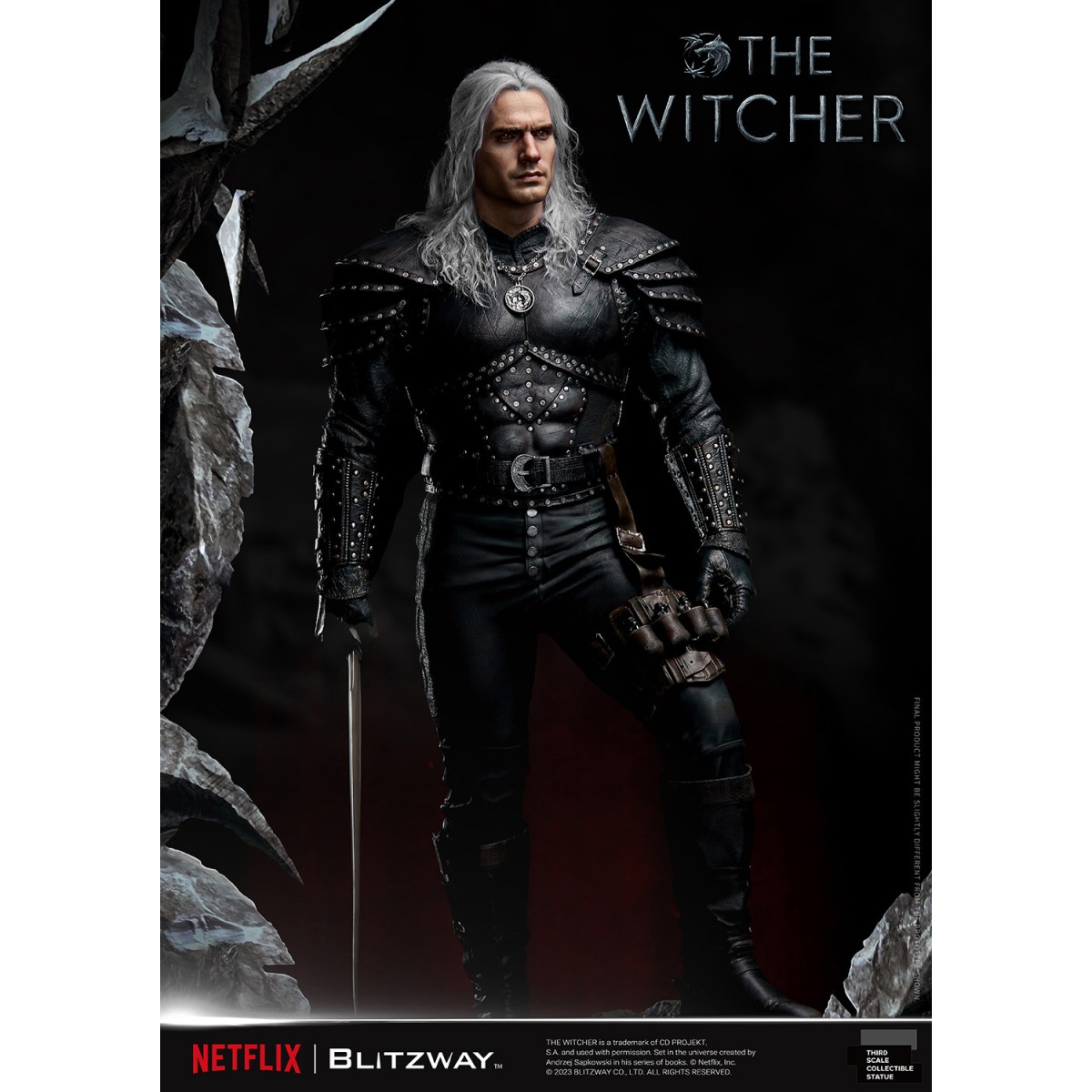 Blitzway - Geralt of Rivia 1/3 Statue Infinite Scale - The Witcher 