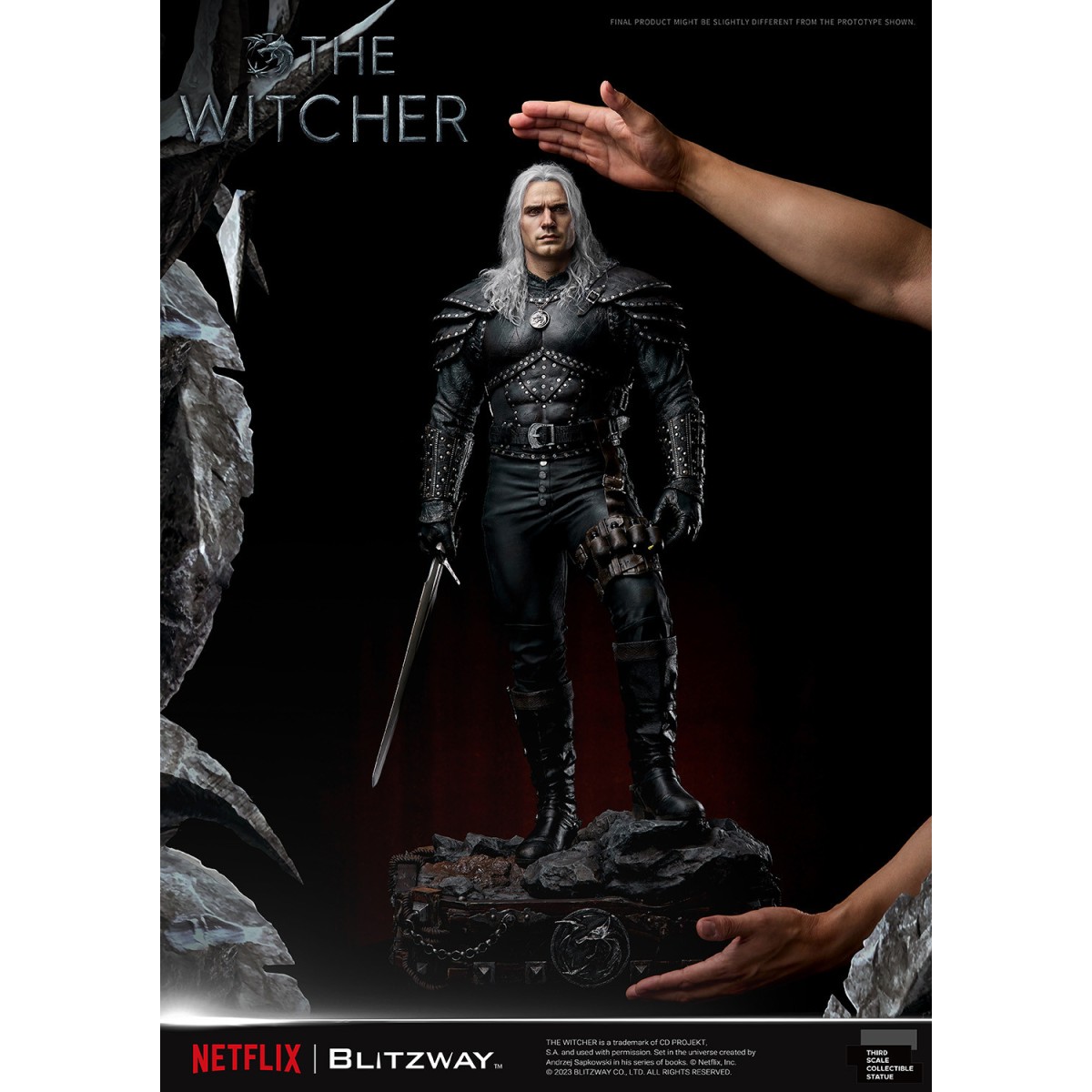 Blitzway - Geralt of Rivia 1/3 Statue Infinite Scale - The Witcher 