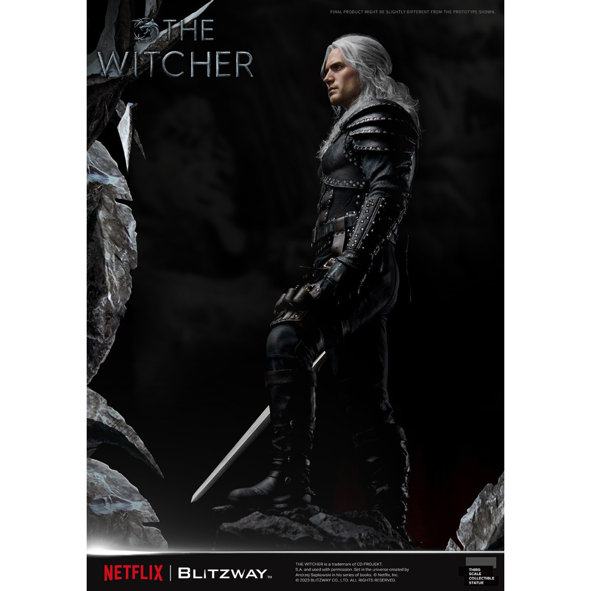 Blitzway - Geralt of Rivia 1/3 Statue Infinite Scale - The Witcher 