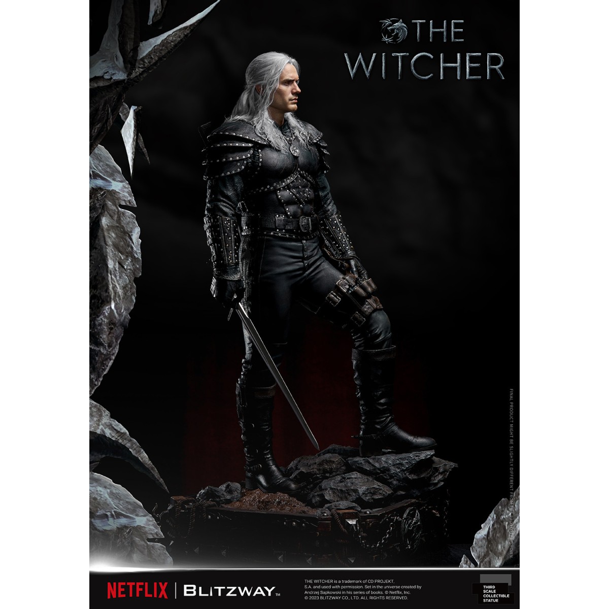 Blitzway - Geralt of Rivia 1/3 Statue Infinite Scale - The Witcher 