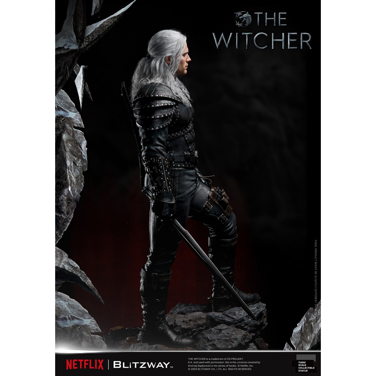 Blitzway - Geralt of Rivia 1/3 Statue Infinite Scale - The Witcher 