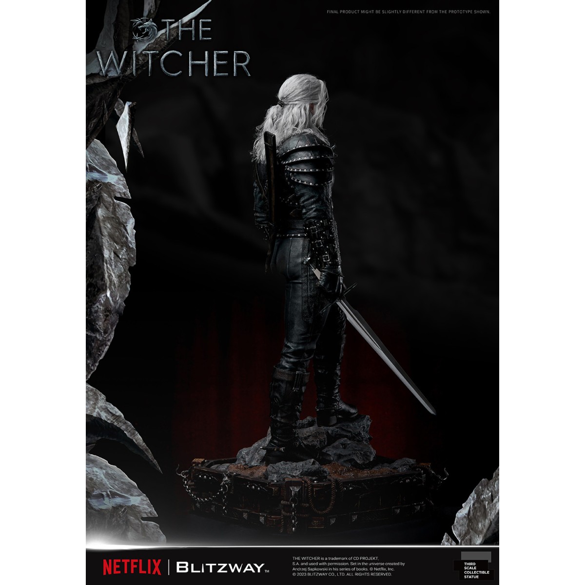 Blitzway - Geralt of Rivia 1/3 Statue Infinite Scale - The Witcher 