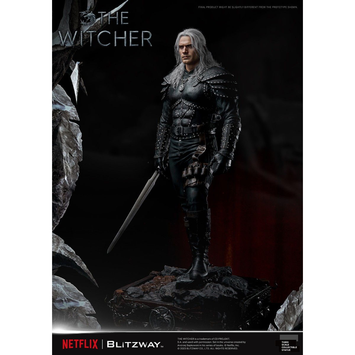 Blitzway - Geralt of Rivia 1/3 Statue Infinite Scale - The Witcher 