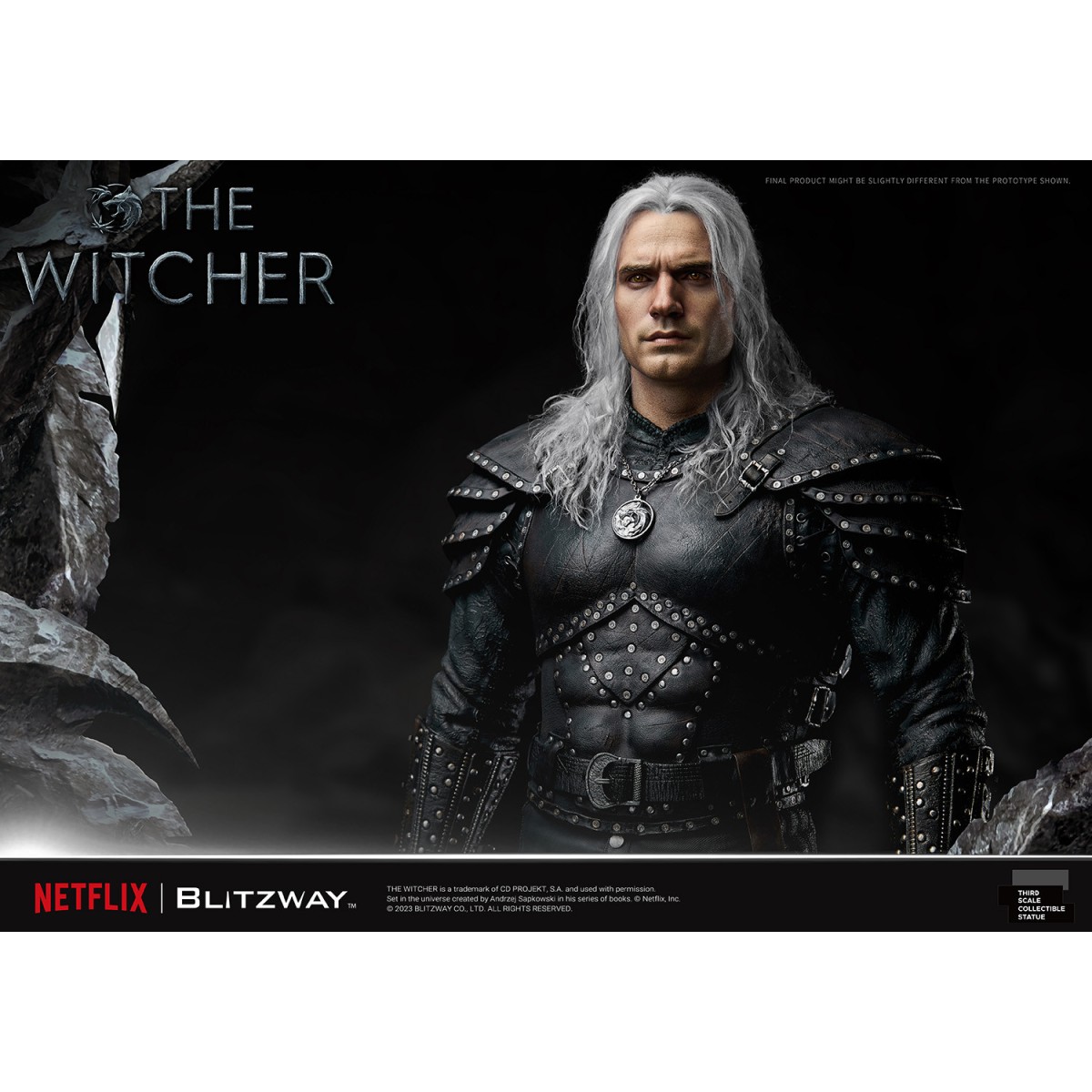 Blitzway - Geralt of Rivia 1/3 Statue Infinite Scale - The Witcher 